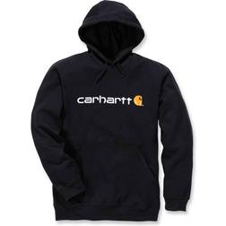 Carhartt Signature Logo Midweight Hoodie - Black