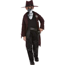 Smiffys costume scuro Borgogna del cowboy per ragazzi