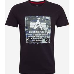 Alpha Industries Camo Block T-shirt - Black/Gray