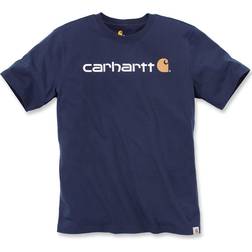 Carhartt Core Logo Workwear Short-Sleeve T-shirt - Navy