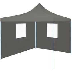 vidaXL Professional Folding Party Tent with 2 Sidewalls 2x2 m