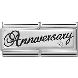 Nomination Composable Classic Double Link Anniversary - Silver/White