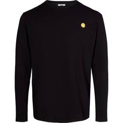 Wood Wood Double A Mel Long Sleeve T-shirt- Black