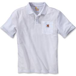 Carhartt Contractor's Work Pocket Polo - White