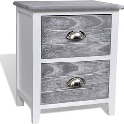 vidaXL Nightstand Bedside Table 28x38cm