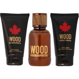 DSquared2 Wood Pour Homme Gift Set EdT 50ml + Shower Gel 50ml + After Shave Balm 50ml