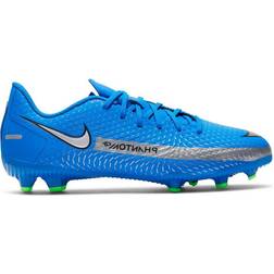 Nike Jr. Phantom GT Academy MG - Photo Blue/Rage Green/Metallic Silver