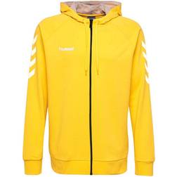 Hummel Go Kids Cotton Zip Hoodie - Sporty Yellow (204231-5001)