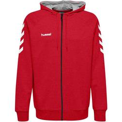 Hummel Go Kids Cotton Zip Hoodie - True Red (204231-3062)