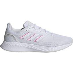 Adidas Runfalcon 2.0 White Screaming Pink Women's