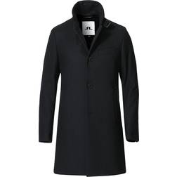 J.Lindeberg Holger Compact Melton Coat - Black