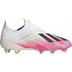 Adidas Junior X 19.1 FG - Cloud White/Core Black/Shock Pink