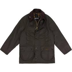 Barbour Boy's Beaufort Wax Jacket - Edgewood New Olive