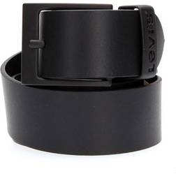 Levi's Ashland Gun Metal Belt - Regular Black/Black