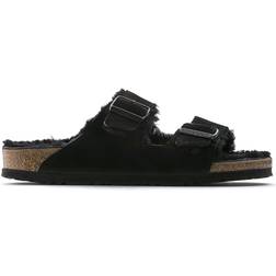 Birkenstock Arizona Shearling Suede Leather - Black