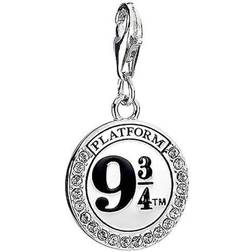 Harry Potter Platform 9 3/4 Pendant - Silver/Transparent