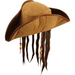 Smiffys Pirathat Med Dreadlocks