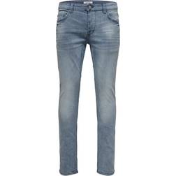 Only & Sons Onsloom Slim Fit Jeans - Grey/Grey Denim