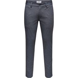 Only & Sons Mark Tap AOP GW 6118 Pant - Dark Blue