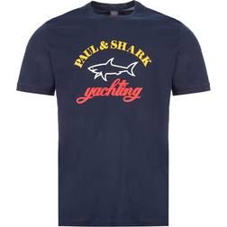 Paul & Shark Logo T Shirt Navy