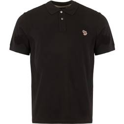 Paul Smith Organic Cotton Piqué Zebra Logo Polo Shirt - Black