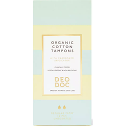 DeoDoc Organic Cotton Tampons Regular 16-pack