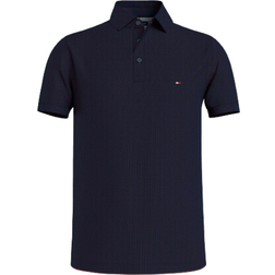 Tommy Hilfiger Core Slim Pikeepaita - Laivastonsininen/Tulenpunainen/Valkoinen