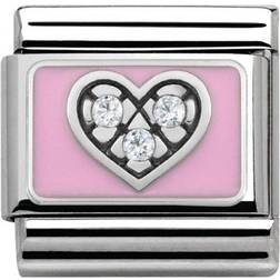 Classic Composable Family Love Charm - Silver/Pink/Transperent