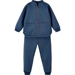 Name It Quilted Thermo Set - Blue/Midnight Navy (13190850)