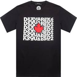 DSquared2 Multi Logo T-shirt - Black