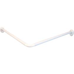 Ridder Tringle De Rideau De Douche D'Angle Blanc 80 x 80 x 2.5 cm