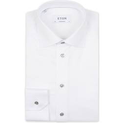 Etón Contemporary Fit Signature Twill Shirt - White