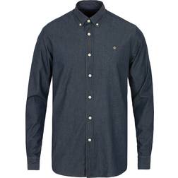 Morris Julian Button Down Denim Shirt - Blue