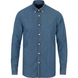 Morris Julian Button Down Denim Shirt - Light Wash