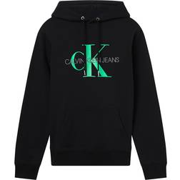 Calvin Klein Monogram Logo Hoodie - Black