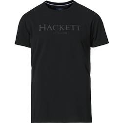 Hackett London Logo Crew Neck T-shirt - Black