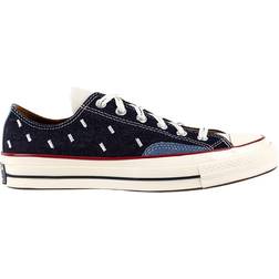 Converse Indigo Boro Chuck 70 Low Top - Midnight Navy/Egret/Garnet