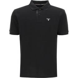 Barbour Pique Polo T Shirt - Black