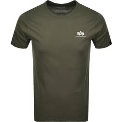 Alpha Industries Basic Small Logo T-shirt - Green