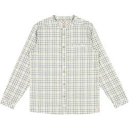 Wheat Willum Shirt - Eggshell Check (2673d-465-9068)