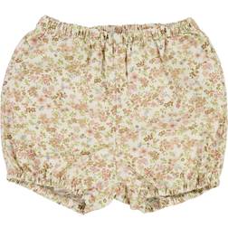 Wheat Pleats Nappy Pants - Eggshell Flowers (5040d-280-3130)