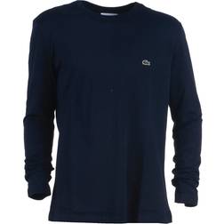 Lacoste Long Sleeve Crew Neck T-shirt - Navy Blue