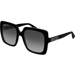 Gucci GG0418S Noir Gris Dégradé