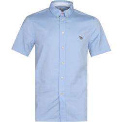 Paul Smith Short Sleeve Zebra Shirt - Blue