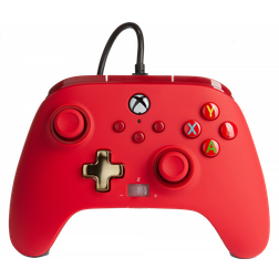 PowerA gamepad xbox pc rojo