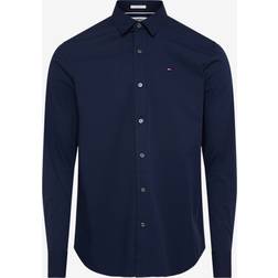 Tommy Hilfiger Slim Fit Overhemd - Donkerblauw