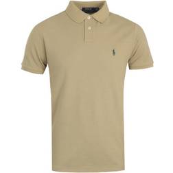 Polo Ralph Lauren Custom Slim Fit Polo Shirt - Khaki