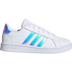 adidas Kid's Grand Court - Cloud White/Cloud White/Dash Grey