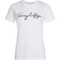 Tommy Hilfiger Heritage Crew Neck Logo T-shirt - Classic White