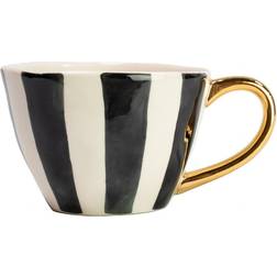 Olsson & Jensen Doris Negro-Blanco-Oro Taza